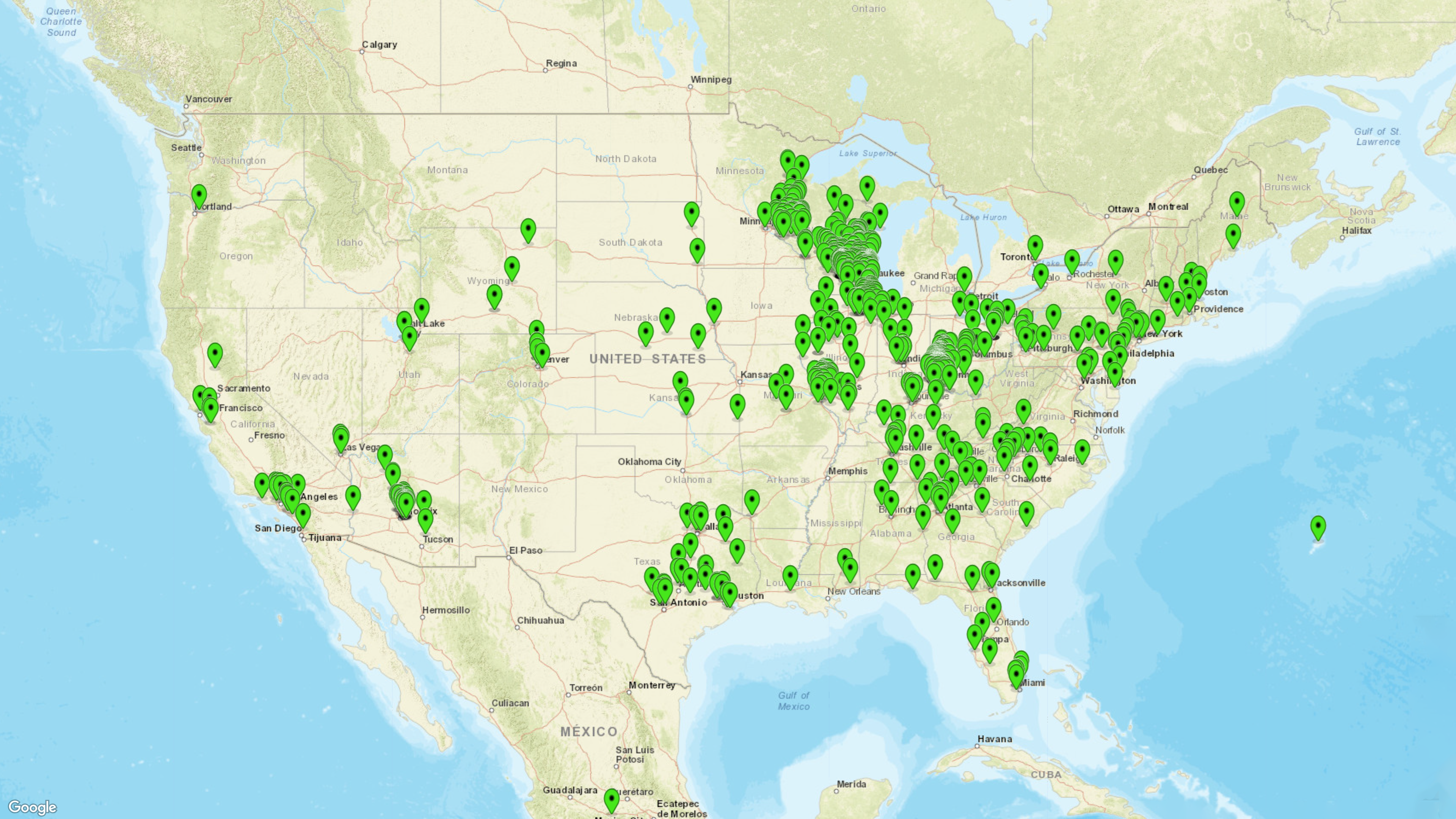 Servd Map